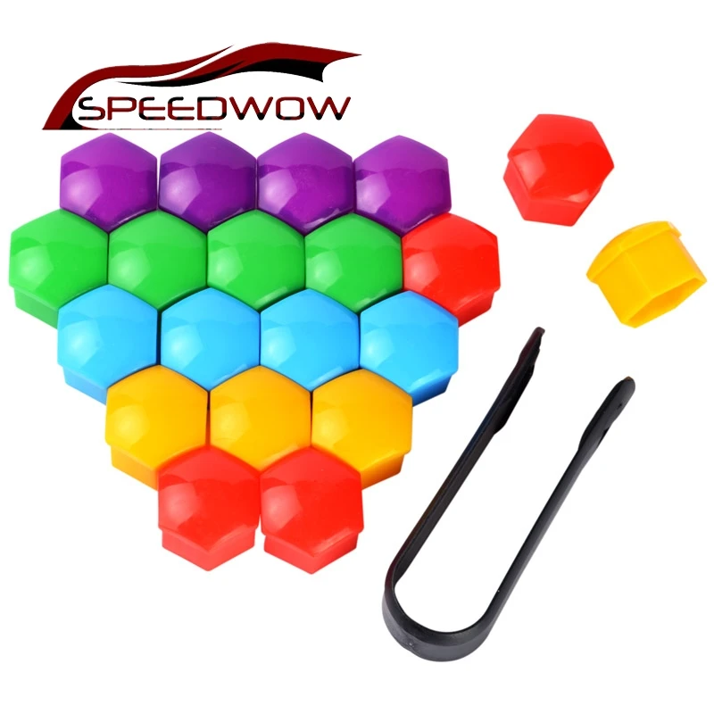 Чехлы для автомобильных шин SPEEDWOW 20 шт. гайки колес 17 мм пыленепроницаемые