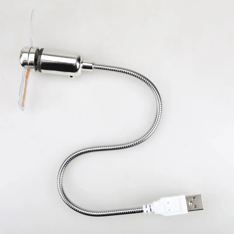 Новый портативный мини вентилятор USB2.0 с 5 цветными светодиодными лампами