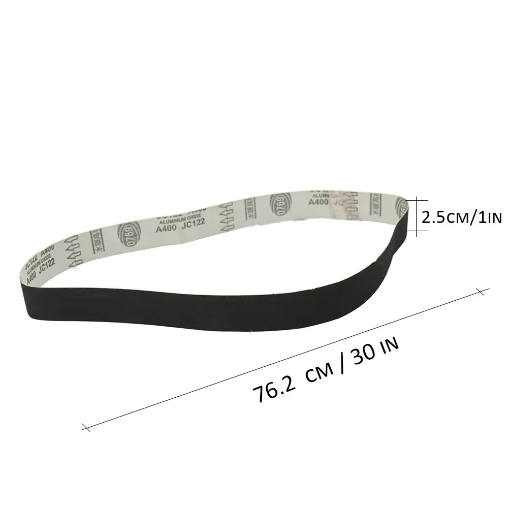 12 шт. шлифовальный ремень 1 &quot* 30&quot 400/600/800/10000 Грит для электрического ленточного