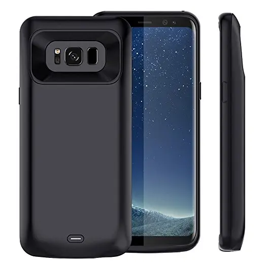 S8 плюс Батарея чехол 5000 мАч перезаряжаемый переносной аккумулятор Мощность Bank