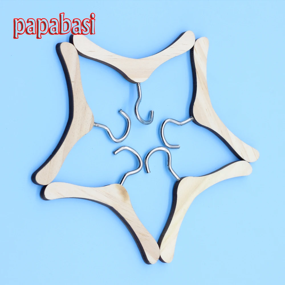 Деревянные вешалки Papabasi 10 шт./лот 7 5 см 12 для кукол 1/6 1/4 1/3 bjd/sd вешалки|doll hangers|sd dollwood