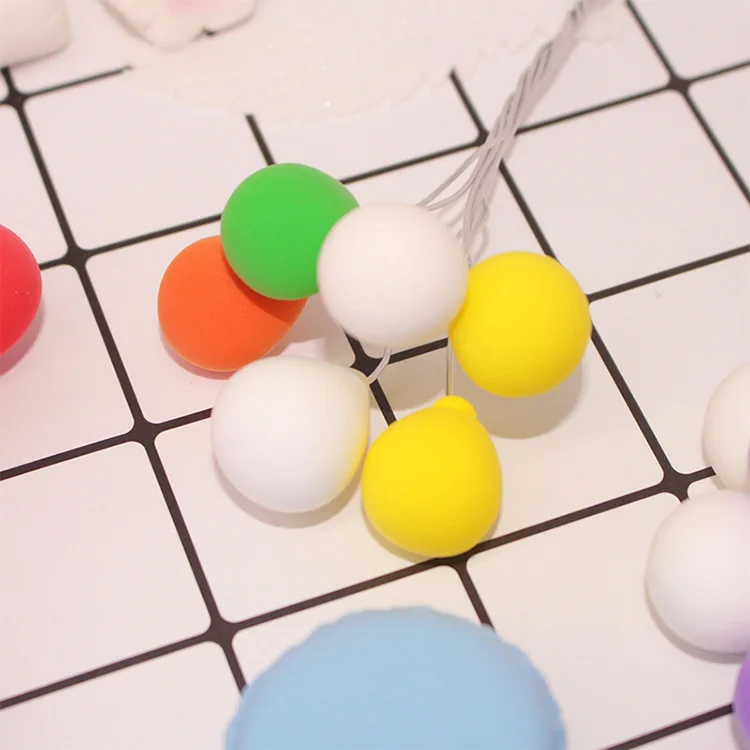 Разноцветный глиняный воздушный шар украшение для торта кекс десерт Топпер