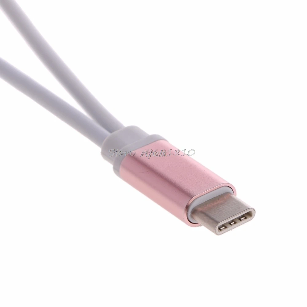 USB Type C к 3 5 мм разъем для наушников аудио разветвитель AUX конвертер адаптер кабель