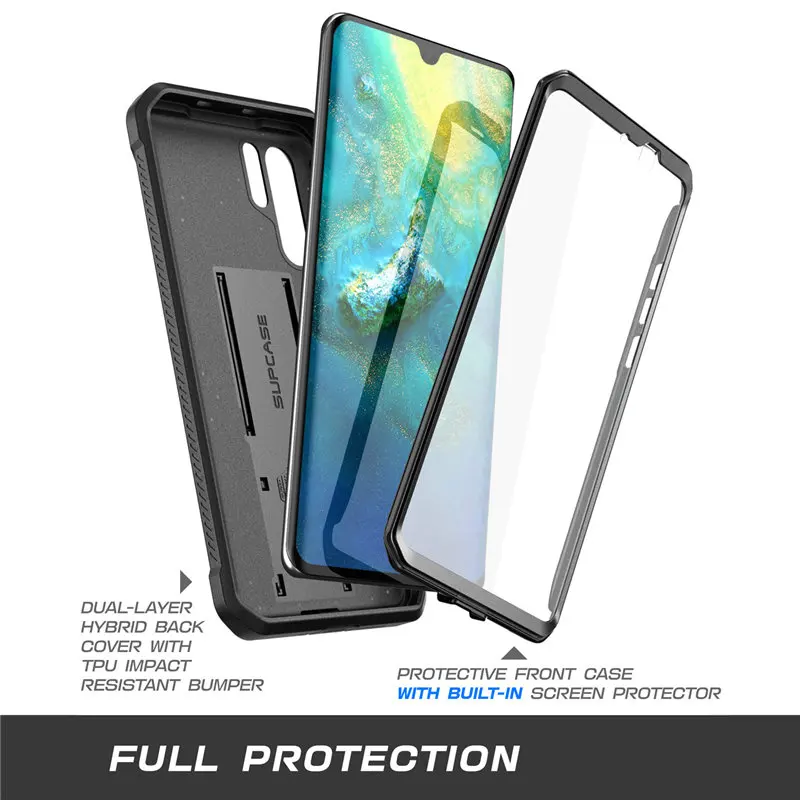 SUP чехол для huawei P30 Pro Чехол( выпуск) UB Pro сверхмощный прочный Чехол на весь корпус со встроенной защитной пленкой+ подставкой