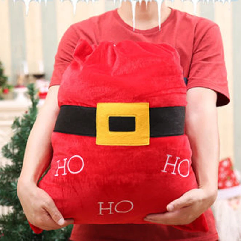 

Santa Claus Gifts Bag Candy Party Cookie Candy Bags Belt Christmas Decor 2 Styles