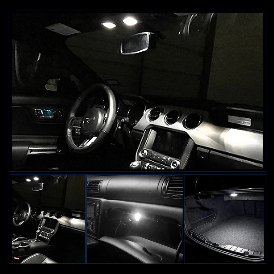 10 шт. T10 W5W светодио дный лампы 3030 SMD Canbus 12 В чип Авто светодио дный Клин Интерьер Купол Чтение парковка сигнальные лампы Белый 6500 К