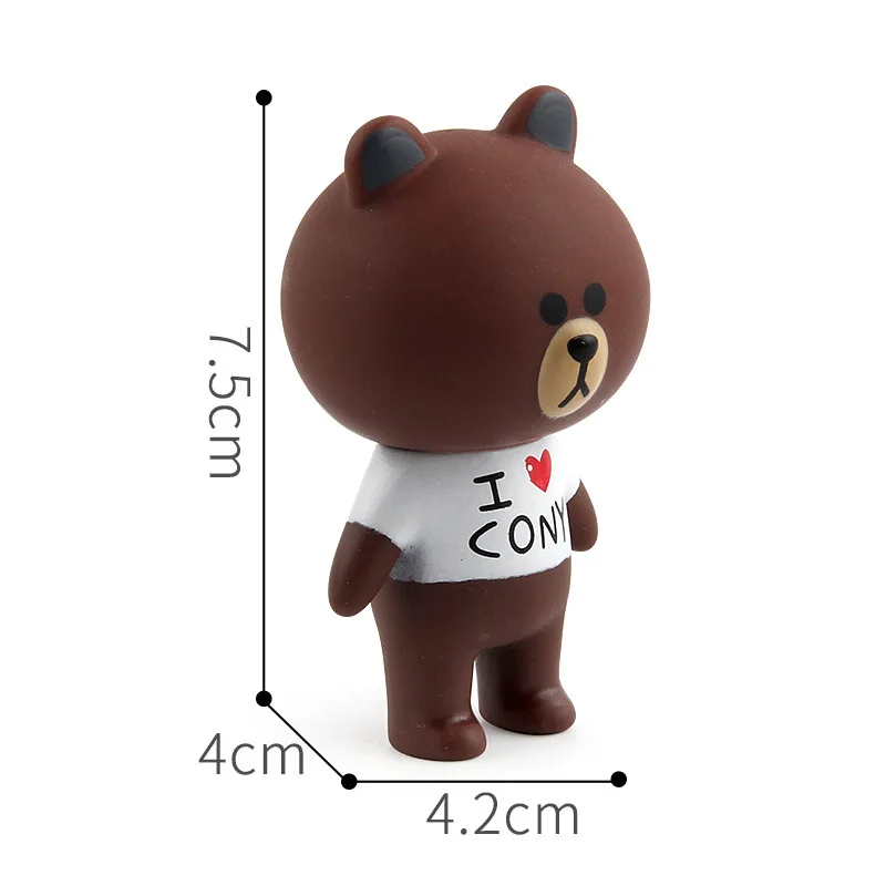 LXCMO Cute Cartoon Animal Figure Decoration Mini Dolls Toy Set | Игрушки и хобби
