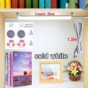 7 NoButton-cold 5 Вт 5 В настольная лампа USB светодио дный Настольная лампа 24 светодио дный Настольная лампа с зажимом кровать чтение книги свет светодио дный настольная лампа настольная Touch 3 режима - Emitting Color: 7 NoButton-cold