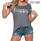 ZSIIBO OCNvTx28 женская летняя футболка модная Однотонная футболка с коротким рукавом с круглым вырезом повседневные футболки SMLXLXXL Camisetas Mujer