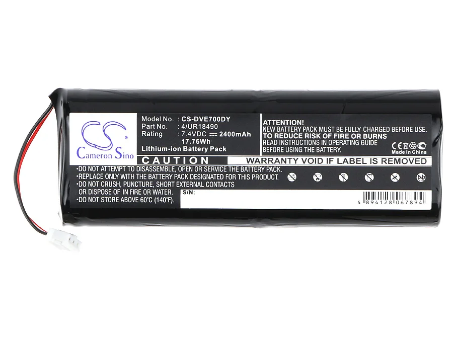 

Аккумулятор Cameron Sino 2400 мА · ч 4/UR18490 для Sony D-VE7000S