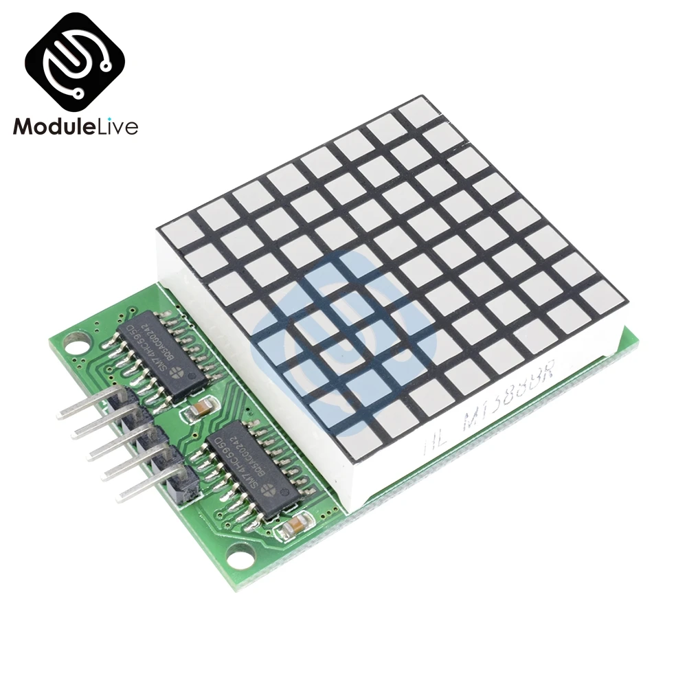 

8*8 8x8 8X8 квадратная матрица красный светодиодный дисплей точечный 74hc595 модуль драйвера для Arduino MEGA2560 DUE Raspberry Pi Board diy