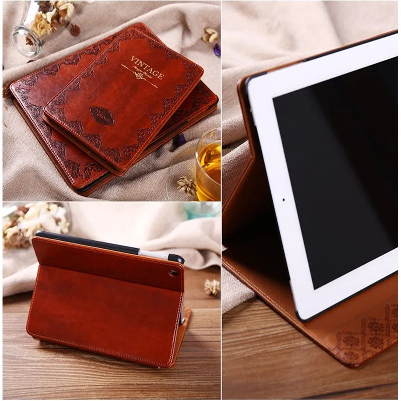 Air2 Роскошный Ретро Чехол из искусственной кожи с откидной крышкой и магнитной