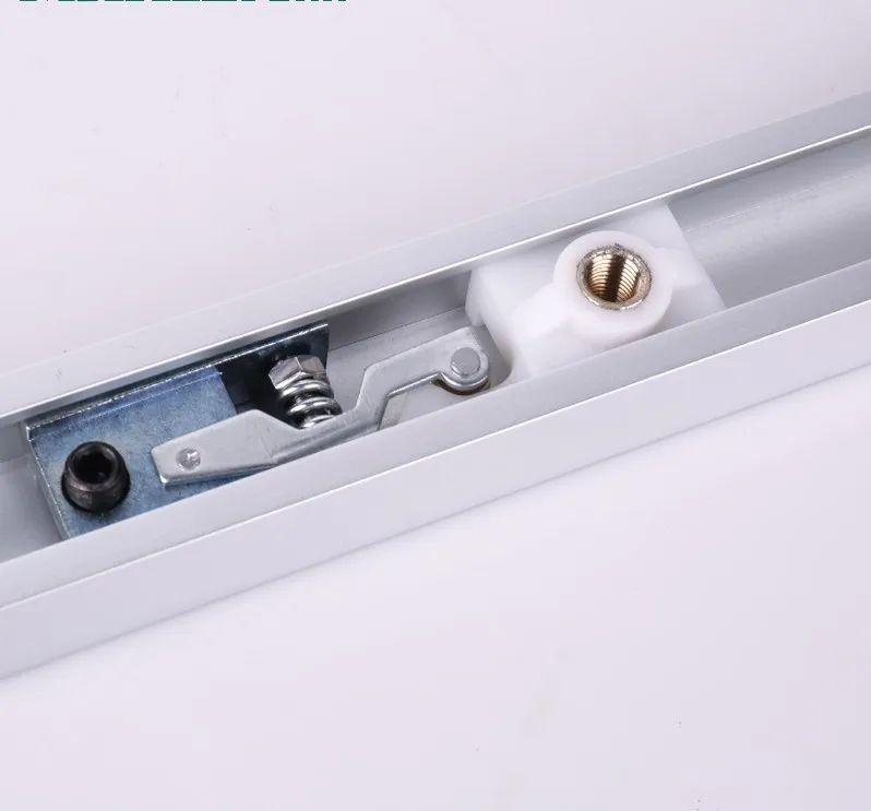 Серебристый литой алюминий Гладкий Автоматический Дверной гидравлический