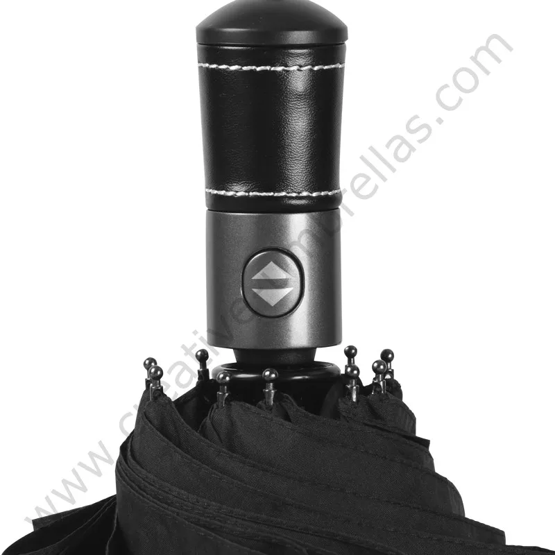 Ветрозащитный зонт из натуральной кожи 104 см 10 дюймов