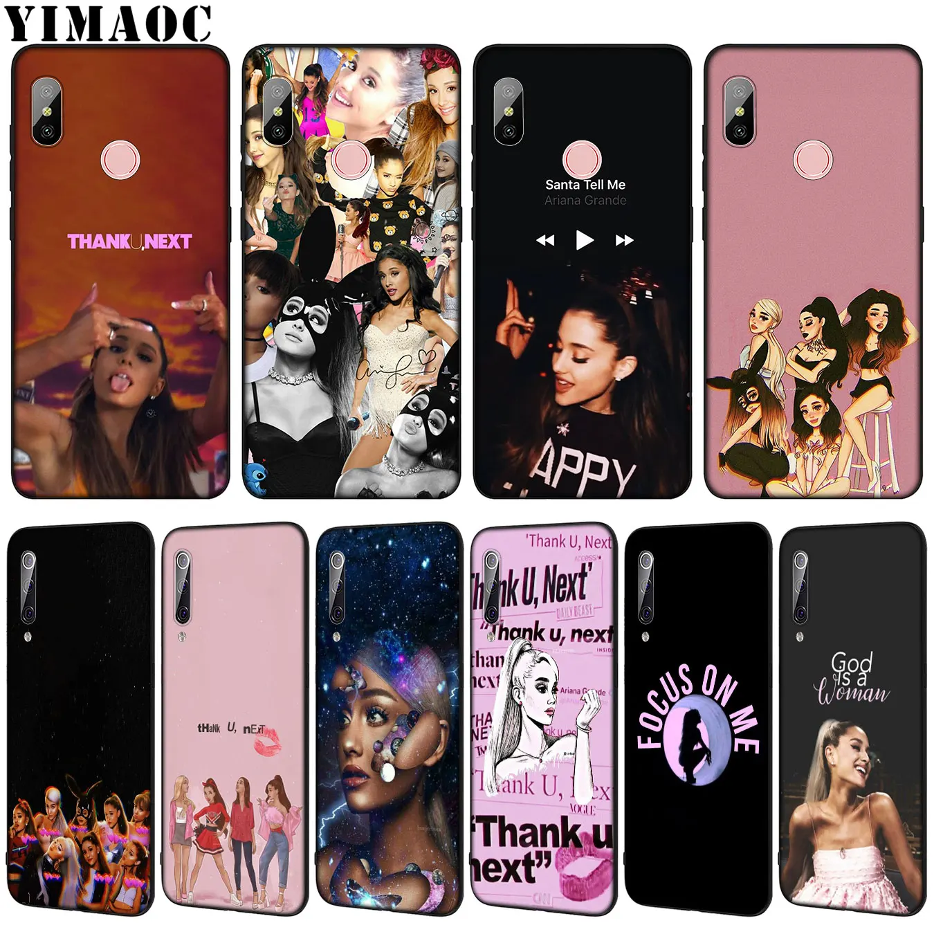 Мягкий силиконовый чехол YIMAOC ariana grande для телефона Xiaomi Mi 10 9 9T CC9 CC9E 8 SE A3 Pro A1 A2 Lite 6