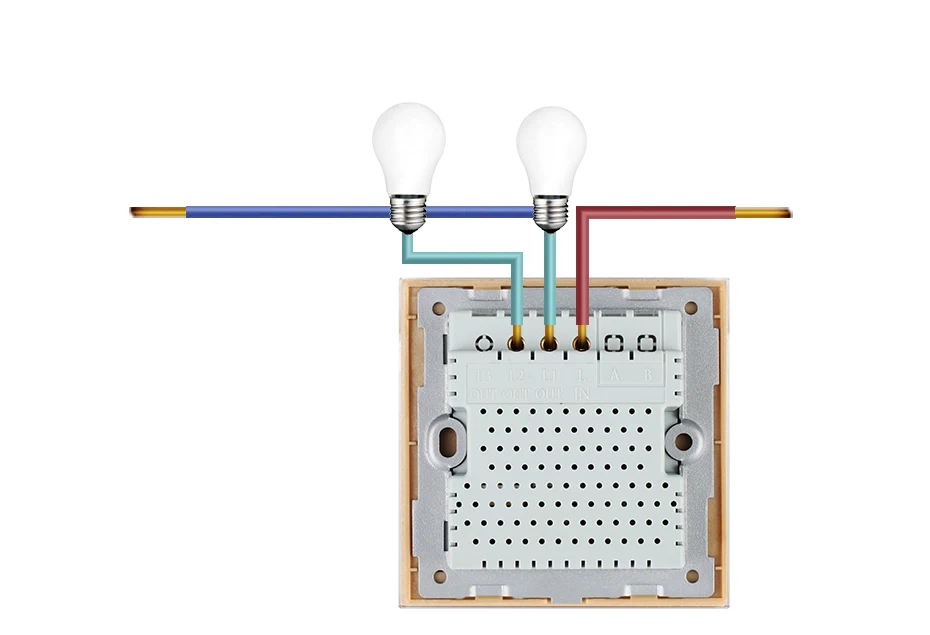 LIVOLO, сенсорный выключатель, Стекло Панель, VL-C302-61/62/63220~ 250 V, 2-банды, только стандарт Великобритании, сенсорный светильник переключатель с Светодиодный индикатор
