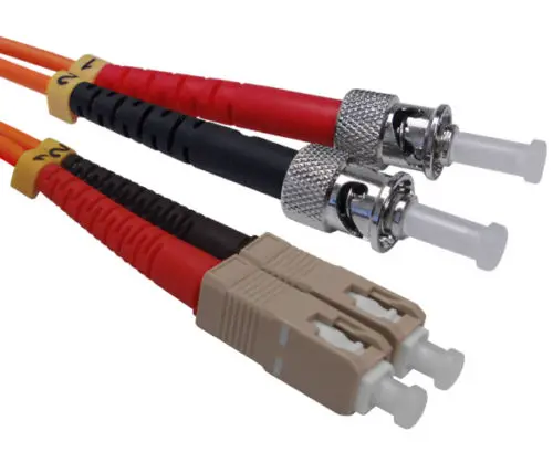 3 Meters SC-ST Fiber Optic Cable MultiMode Duplex Patch Cord OM1 62.5/125 3M | Мобильные телефоны и аксессуары