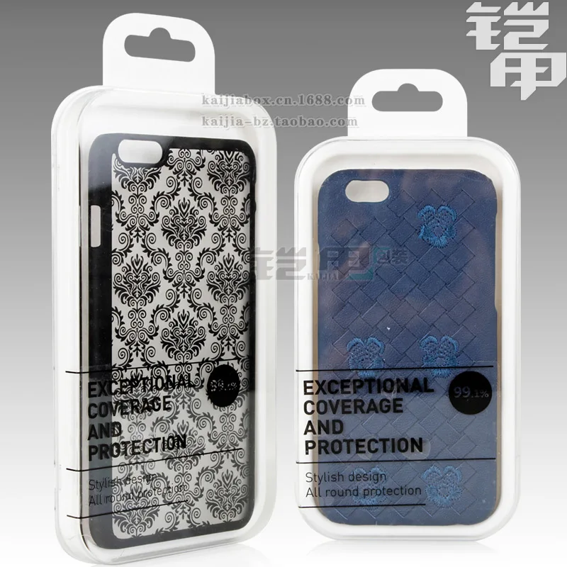 KJ-651 300 шт модный PE пластиковый кристалл коробка розничная торговля для iPhone7/7 плюс