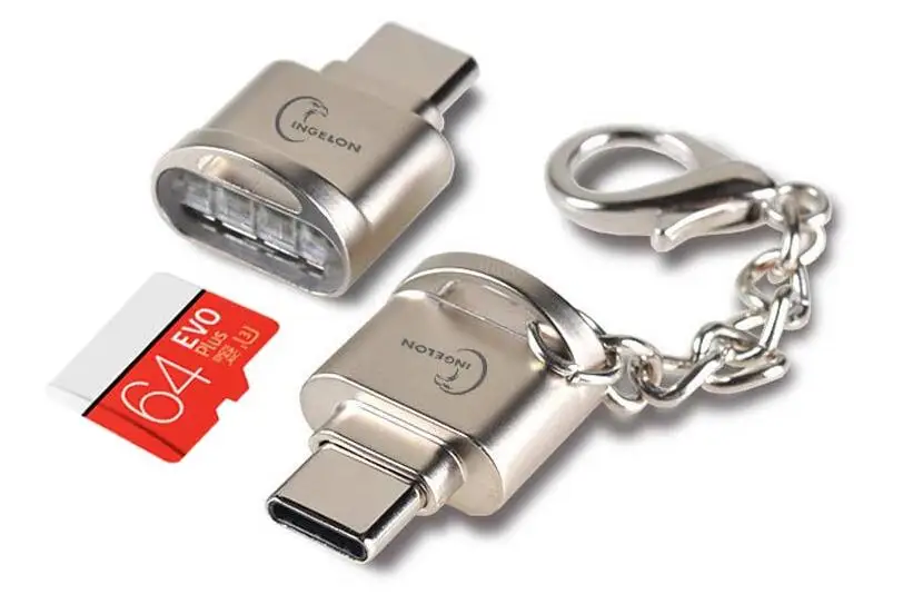 TYPE-Creader Ingelon type C-TF USB 3,1 Micro SD TF устройство для чтения карт памяти Microsd адаптер для Macbook или смартфона с type c USB C OTG - Цвет: TYPE-Creader