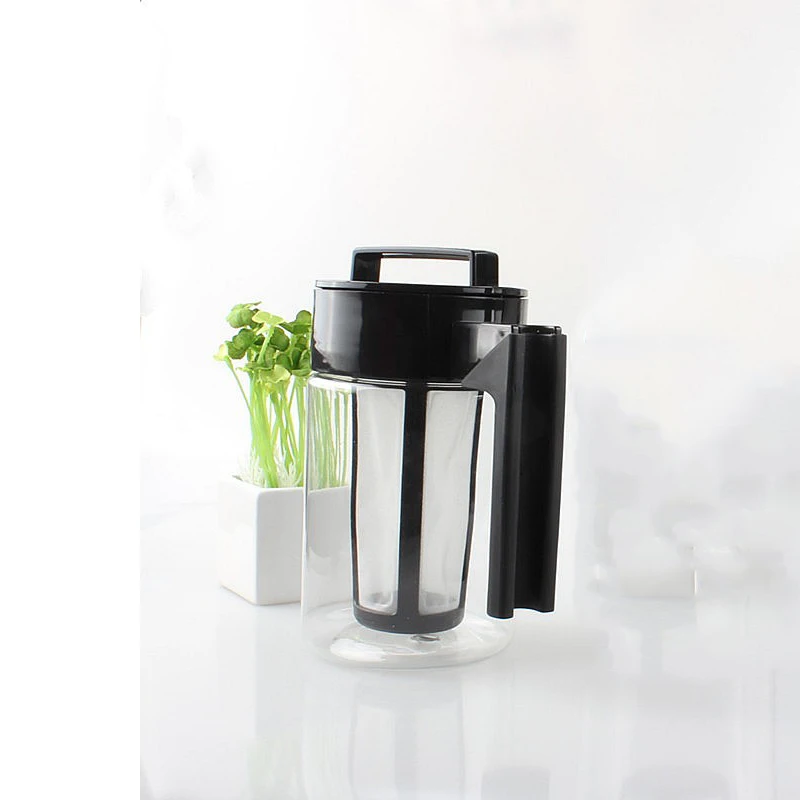 SIVAPHE 900 мл Кофе кофеварки холодной Брюэр черный горшок варить Maker Чай с фрукты