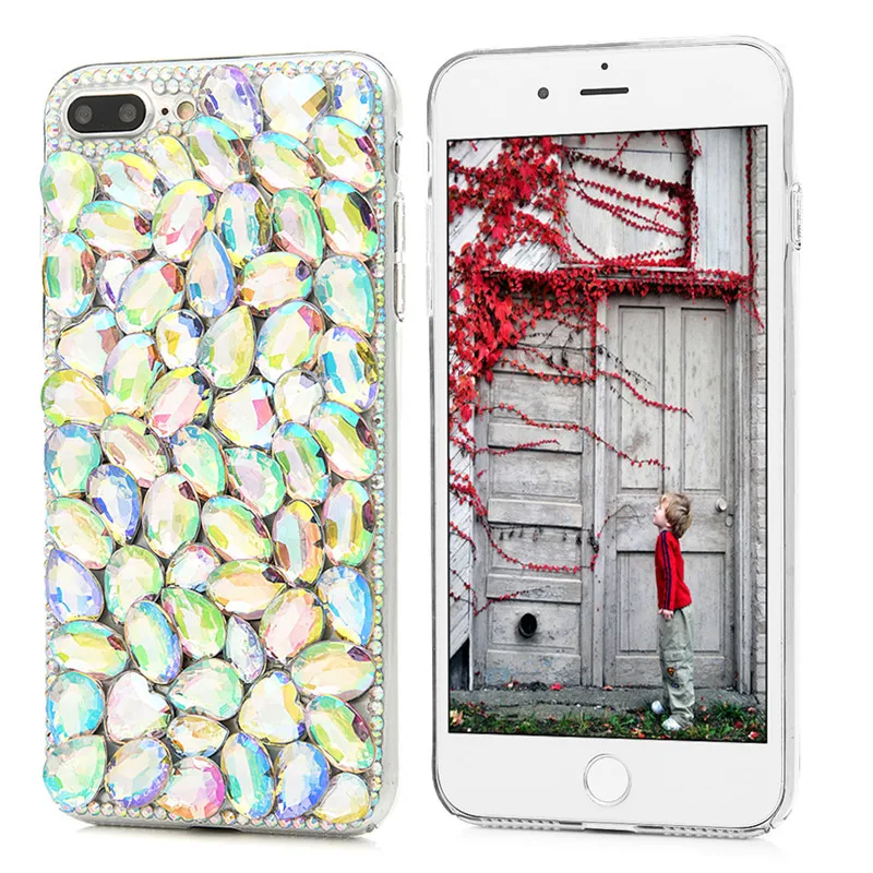 YOKIRIN 3D ручной работы градиент Bling Diamond чехол для iPhone 7 Plus со стразами телефон Crystal