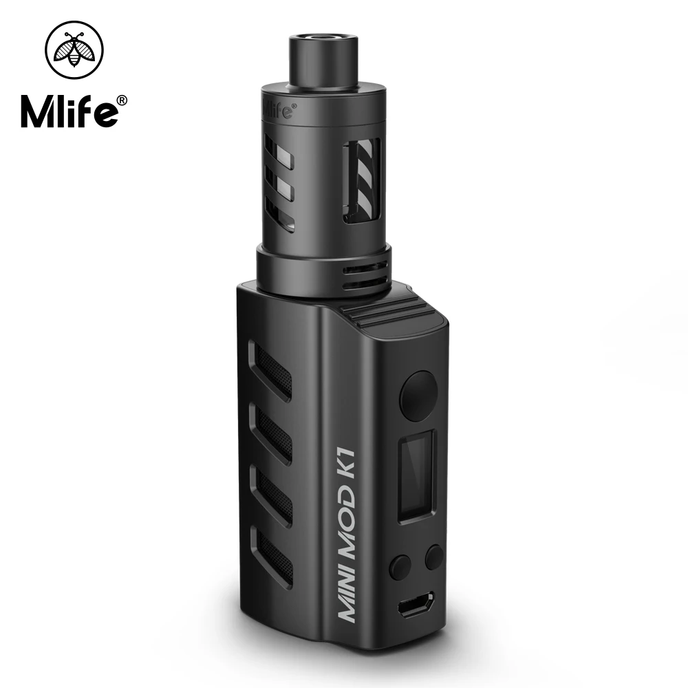 100% Оригинальные Mlife MINI MOD K1 50W набор модов для вейпинга E-Sigarette с аккумулятором 1200mAh