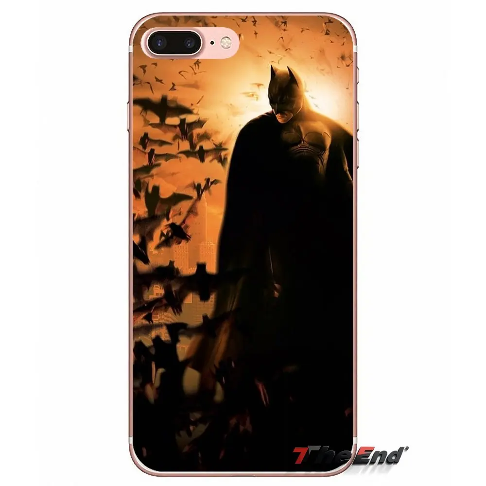 Batman Begins Super Soft Transparent Cover For Samsung Galaxy S2 S3 S4 S5 MINI S6 S7 edge S8 S9 Plus Note 2 3 4 5 8 Coque Fundas | Мобильные