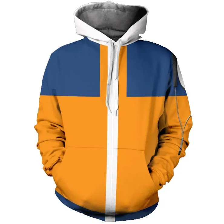 Хокаге Наруто Узумаки Толстовка Косплей горячая Распродажа 3D Kpop толстовки