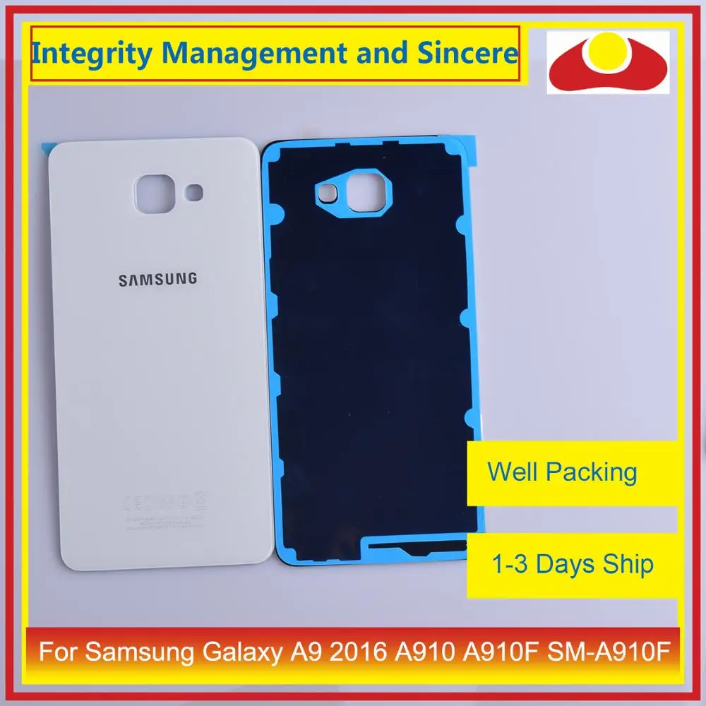 Для samsung Galaxy A9 Pro A910 A9100 A910F Корпус Батарея дверь задняя крышка корпуса Корпус сменная часть