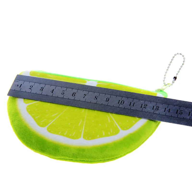 Детские плюшевые бумажники с принтом фруктов и клубники маленький кошелек сумка