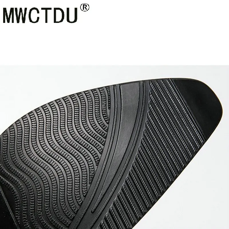 MWCTDU/Рождественская роскошная мужская одежда для бизнеса; модельные ботинки; винтажные брендовые коричневые ботинки «Челси» с острым носком на шнуровке; botas hombre