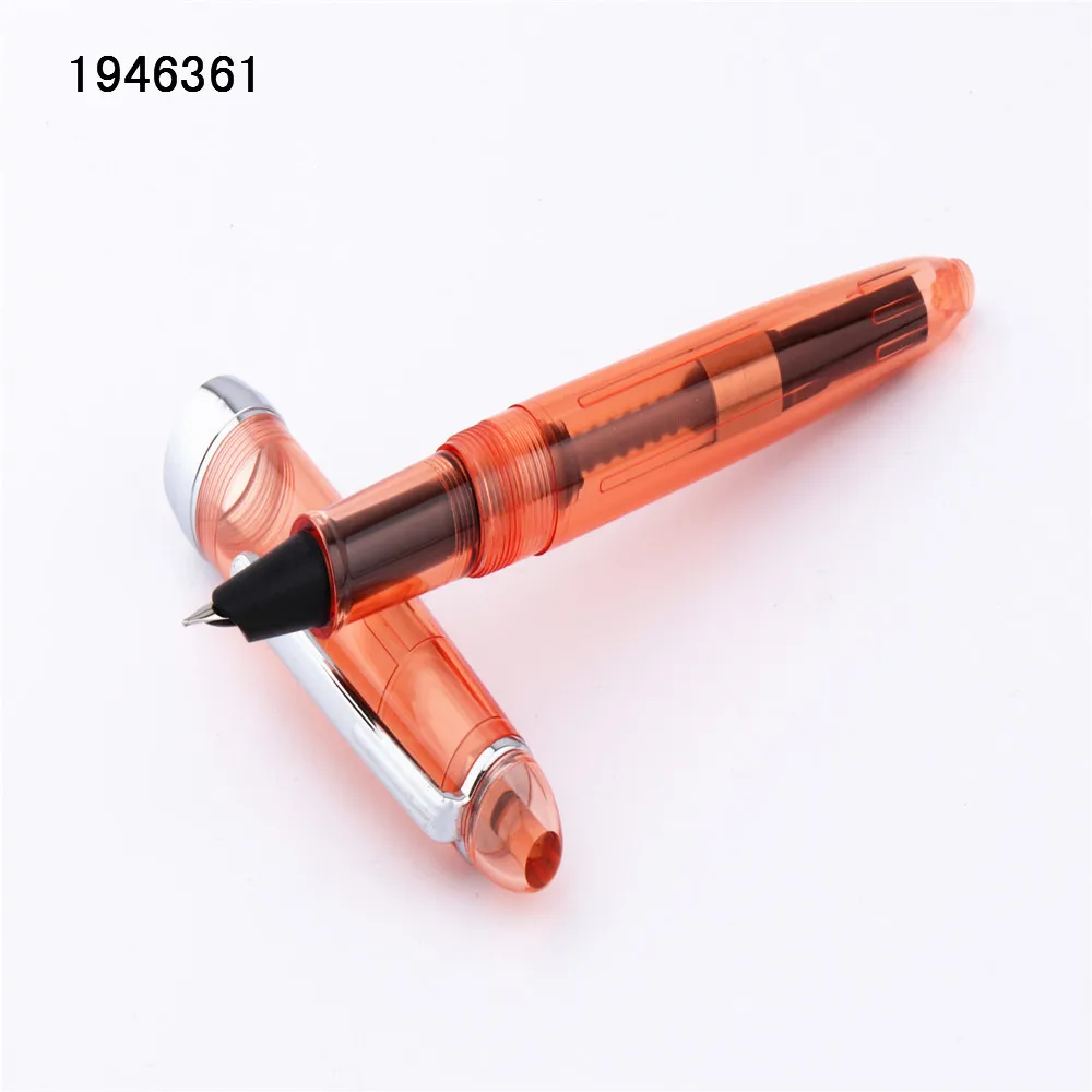 E JINHAO 992 Все 12 Цвет спирально круглые средства ухода за кожей школьные канцелярские принадлежности перьевая ручка Новая роскошная бумажная коробка подарка ручек молочного цвета - Цвет: E