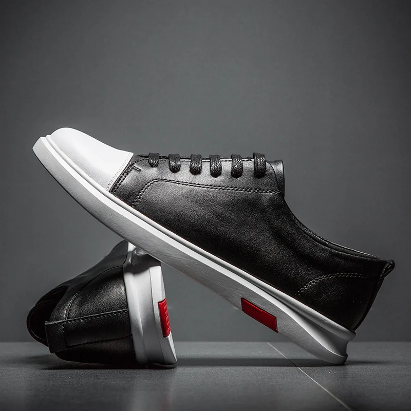 Весенняя Мужская обувь из натуральной коровьей кожи Мужские лоферы для улицы