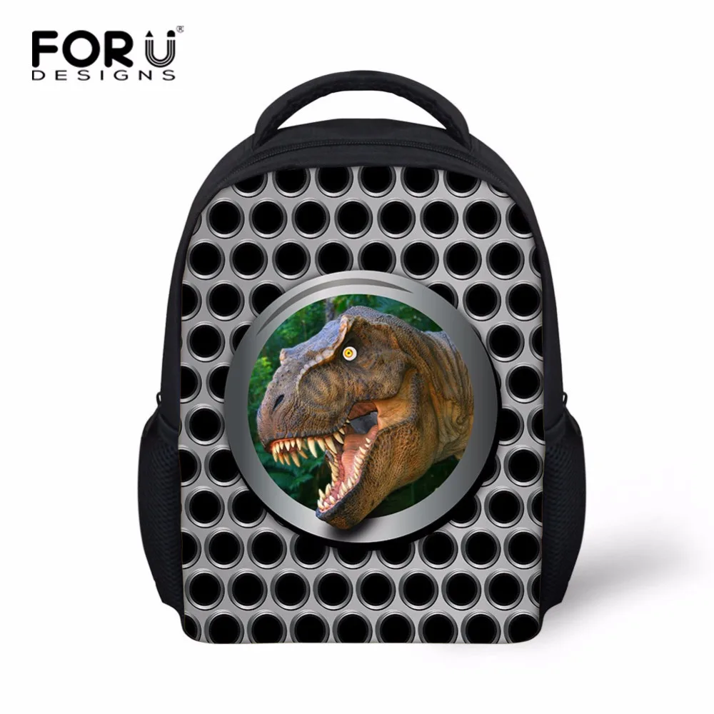 Детский рюкзак для книг FORUDESIGNS 2018 с 3D принтом динозавра школьные рюкзаки учеников