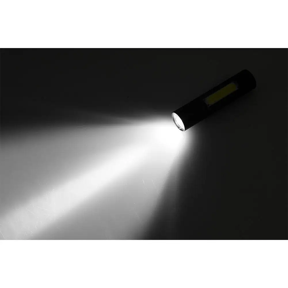 Портативный светодиодный фонарик XPE + COB USB зарядка осмотр мощсветильник онарь со