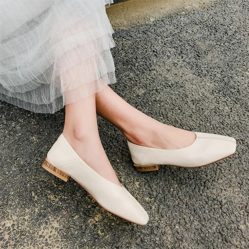 Женские туфли на высоком каблуке FEDONAS классические из коровьей кожи весну лето