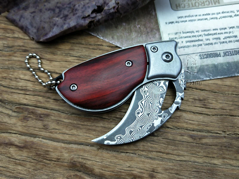 LCM66 дамасский Karambit складной нож csgo подарок тактический карманный нож, Открытый Кемпинг джунгли выживания боевой инструмент самообороны