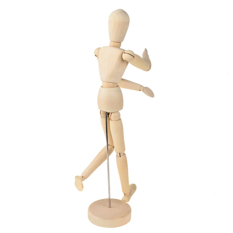 Манекен BOHS деревянный гибкий человек модельный манекен с блочной головкой