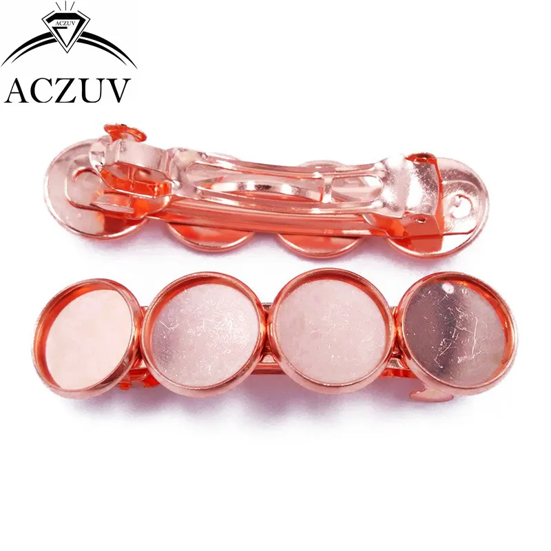 100 шт 12 мм Кабошон Установка французские заколки для волос заколка DIY аксессуары