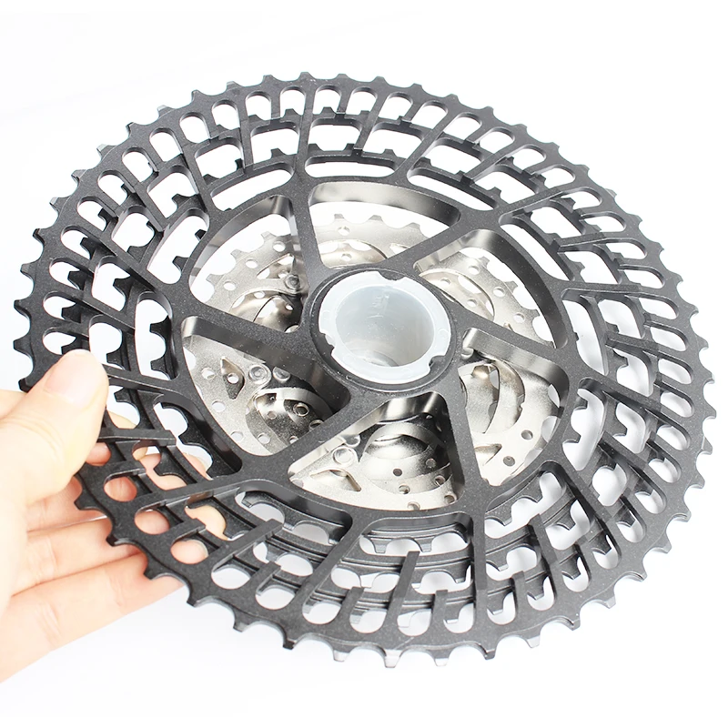 SUNSHINE-SZ10Speed SLR 2 кассеты 11-50T широкоугольный Сверхлегкий 372g CNC Freewheel MTB горный велосипед запчасти для m6000 7000