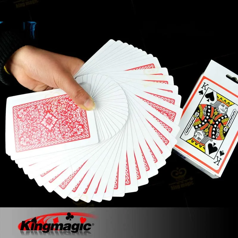 Колода jumbo 12 7x9 см карты Волшебные трюки игральные король игрушки магический