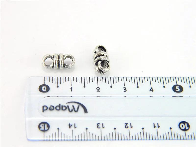 40 шт 3 мм круглые кожаные принадлежности 2 соединителя сепаратор нити античные