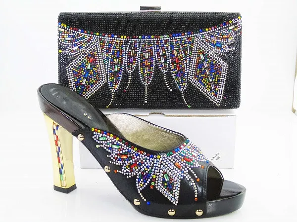 2015 Красивая Итальянская Обувь С Соответствующими Мешки Чтобы Соответствовать