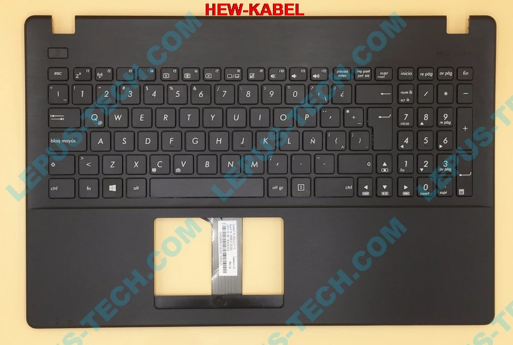 Клавиатура LA SP Latin 90NB0481 R30170 для ASUS X551 X551CA X551MA X551MAV черный чехол с подставкой|keyboard for