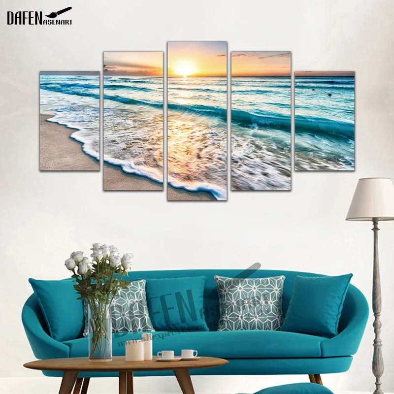 5 шт. настенные картины на холсте с рамкой|modern home decor|art pictureswall art picture |