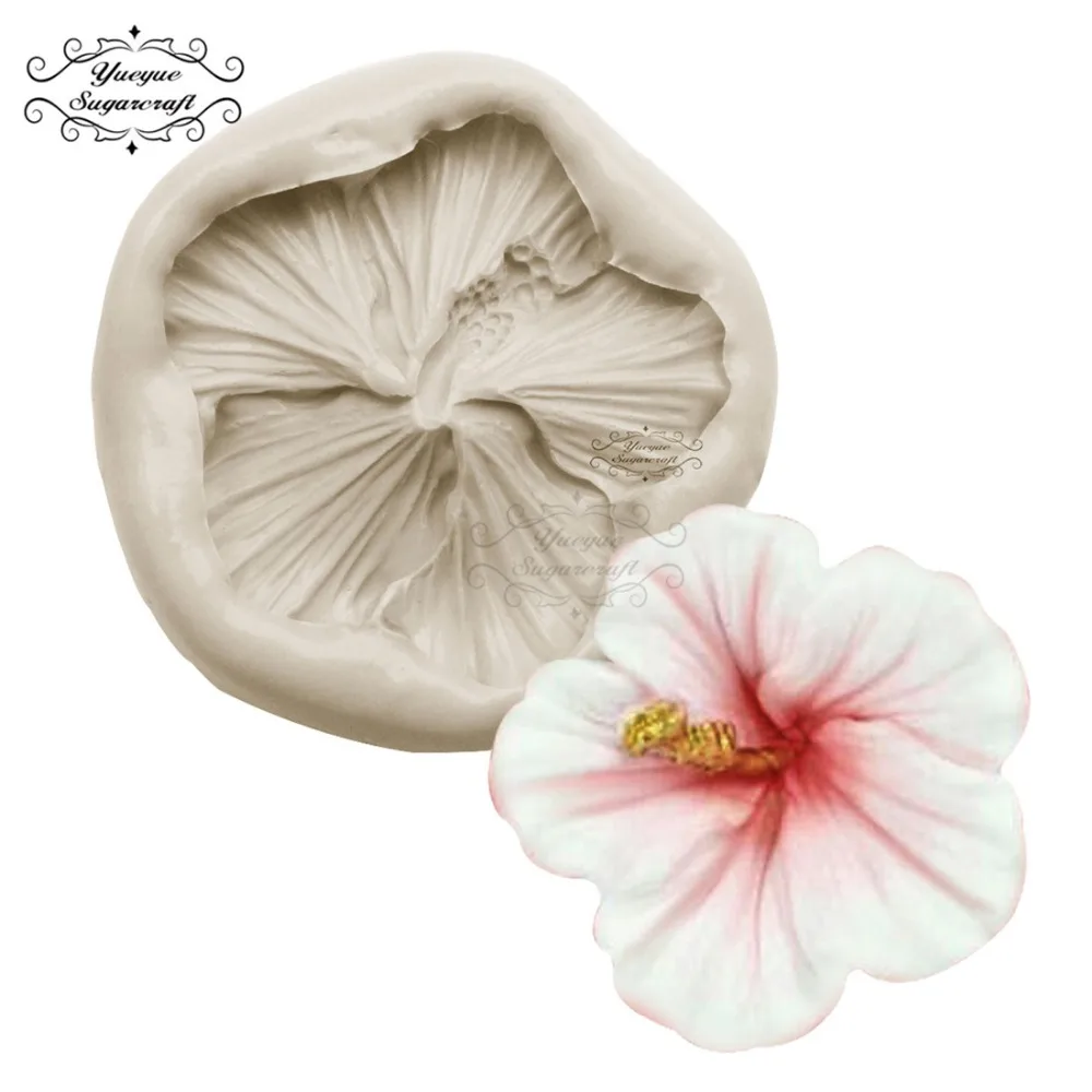 Yueyue Sugarcraft мини розовый цветок силиконовая форма для торта помадная инструменты