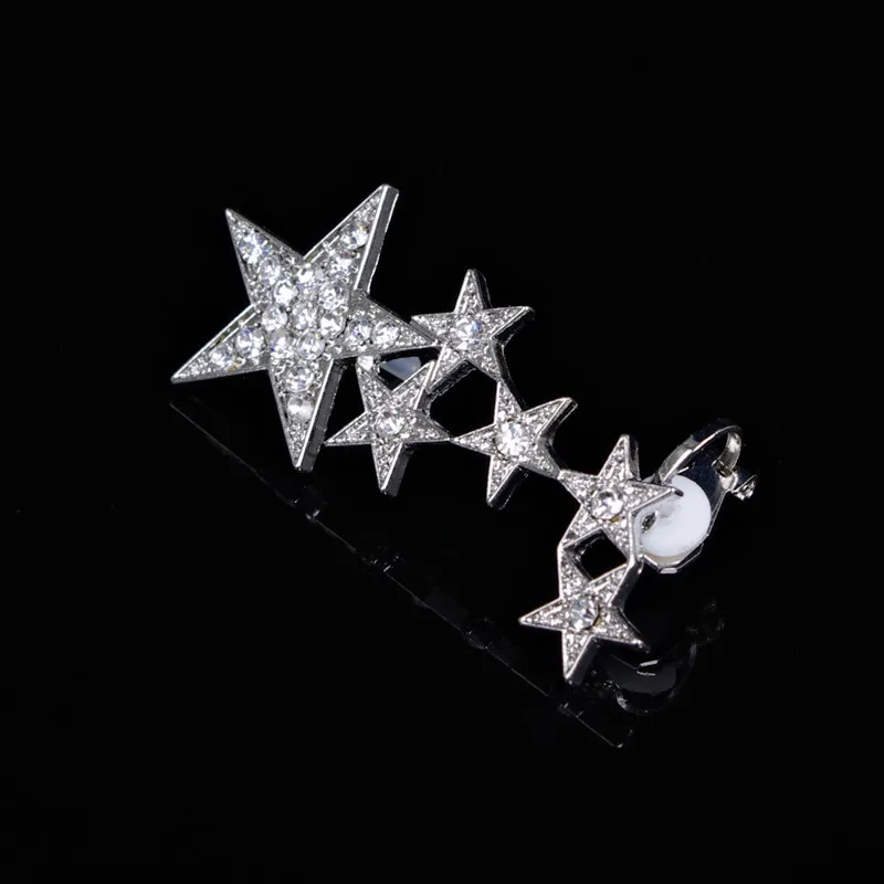 Серьги-клипсы серьги-каффы для проколотых ушей мужские женские серьги в форме