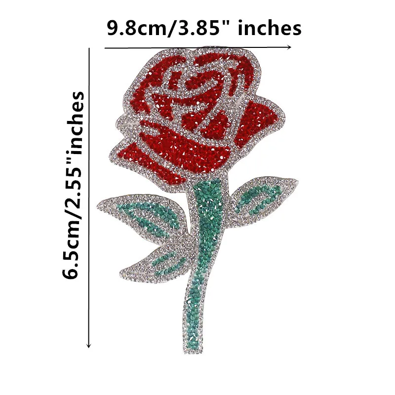 10 шт. аппликация для одежды сделай сам T2324|flower iron on|rhinestone appliqueiron on crystal |