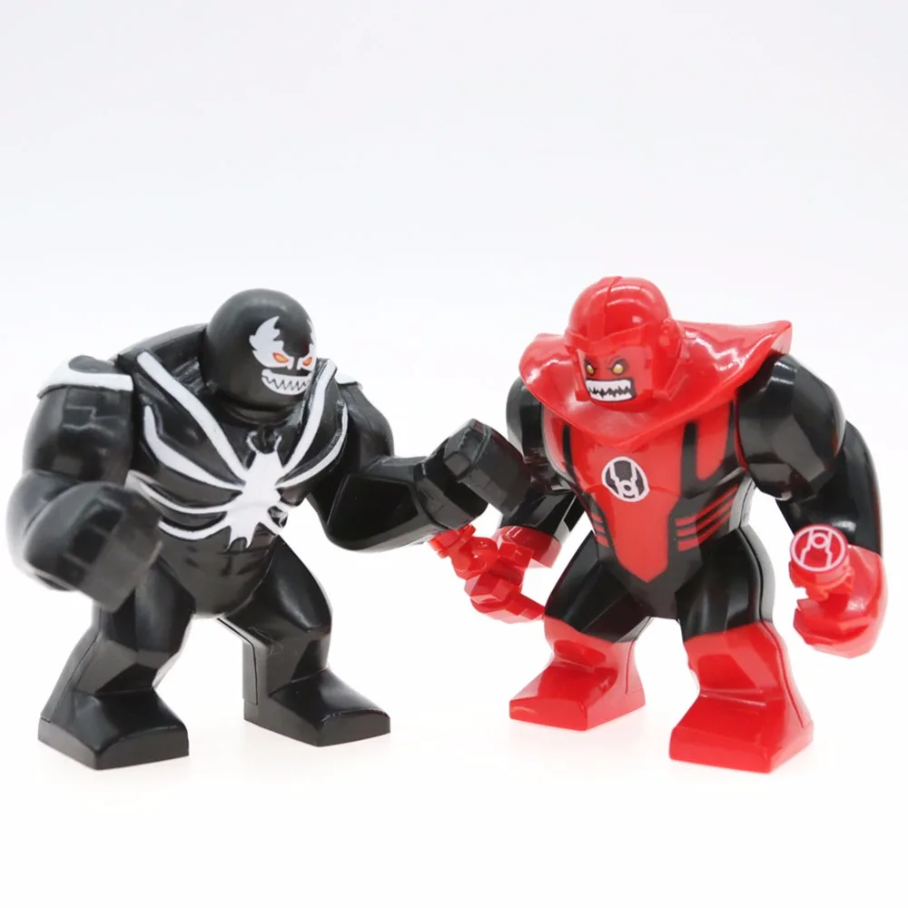 LEGOED Супергерои Марвел большой размер Бэтмен Большой Халк Thaons Мстители Веном