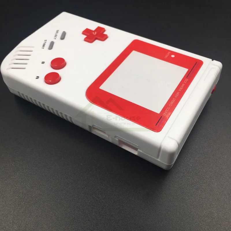 E house для Gameboy Классический белый цвет сменный корпус чехол GB Fat игровая консоль с
